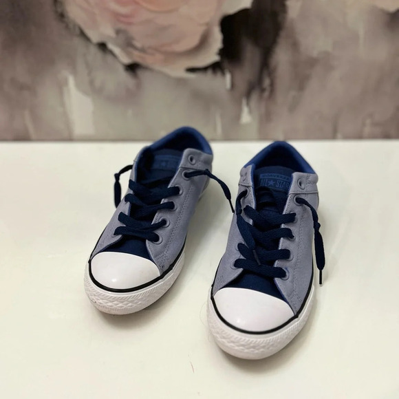 Converse CTAS HIGH STREET SLIP GLACIER GREY/NAVY sz 6 - Picture 2 of 5
